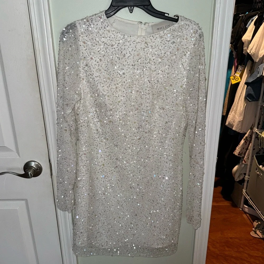 BHLDN Josie Sequin Mini Dress - Picture 3 of 6